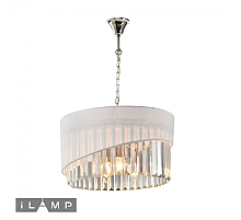 Подвесная люстра iLamp Casa P9508-4 Nickel