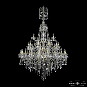 Подвесная люстра Bohemia Ivele Crystal 1415/20+10+5/400/XL-180/3d G