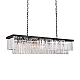 Подвесная люстра Delight Collection 1920s Odeon KR0387P-12C/P black/clear