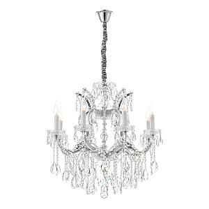 Подвесная люстра iLamp Diamond 6071-8 CR+CL
