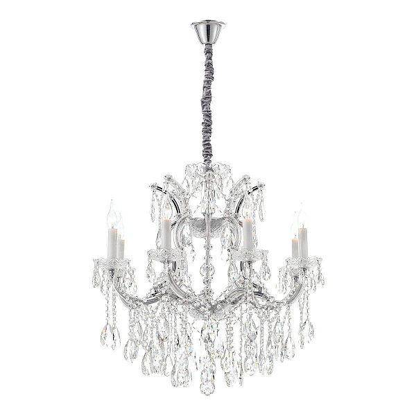 Подвесная люстра iLamp Diamond 6071-8 CR+CL