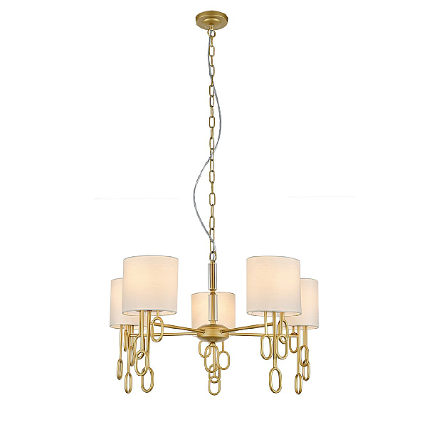 Подвесная люстра Indigo Amali 13026/5P Gold V000479