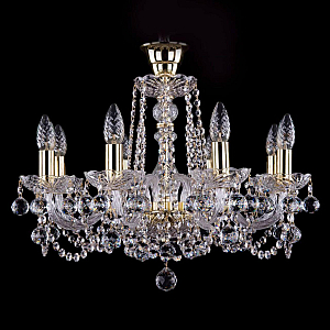 Подвесная люстра Bohemia Ivele Crystal 1402/8/195 G Balls tube