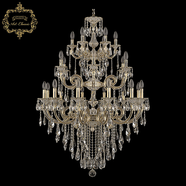 Подвесная люстра Art Classic 31.2117.12+6+6.300.3d.B.GW