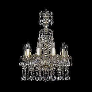 Подвесная люстра Bohemia Ivele Crystal 1413/10/141/XL-60 G