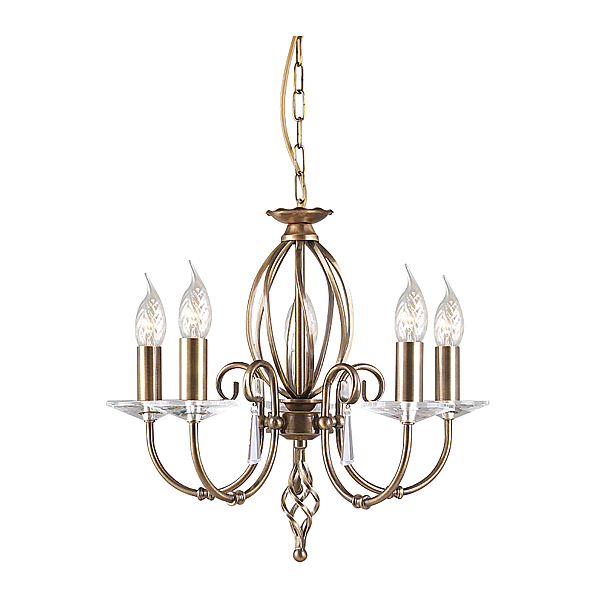 Подвесная люстра Elstead Lighting AG5-AGED-BRASS