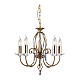 Подвесная люстра Elstead Lighting AG5-AGED-BRASS