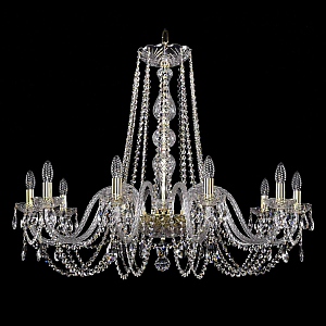 Подвесная люстра Bohemia Ivele Crystal 1402/10/360 G