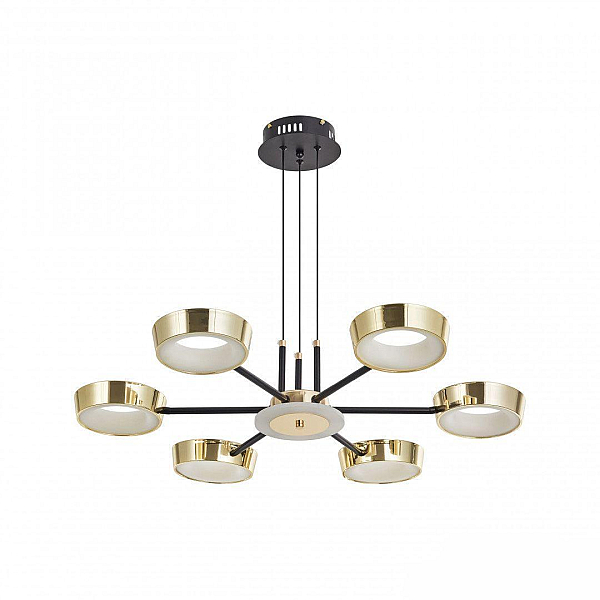 Подвесная светодиодная люстра Arte Milano Ferrara71079 271079/6 BK/GD