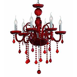 Подвесная люстра Ideal Lux Giudecca SP6 Rosso 027418