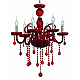 Подвесная люстра Ideal Lux Giudecca SP6 Rosso 027418