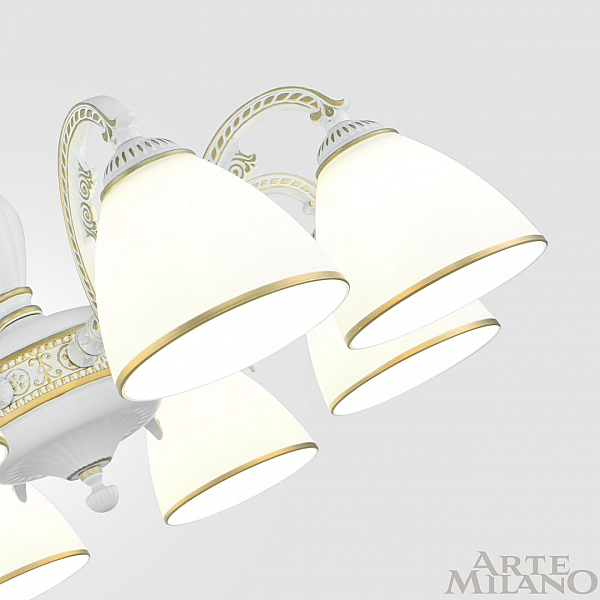 Подвесная люстра Arte Milano 340837/8 WT+G