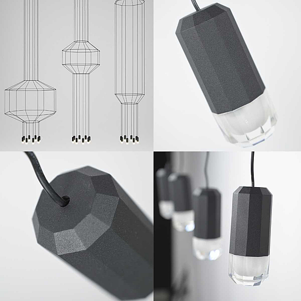 Подвесная люстра Imperium Loft Vibia Wireflow 74888-22
