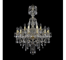 Подвесная люстра Bohemia Ivele Crystal 1415/12+6/220/XL-86 G