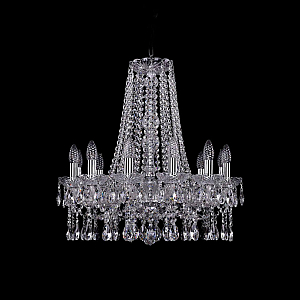 Подвесная люстра Bohemia Ivele Crystal 1413/12/200/h-60 Ni