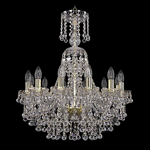 Подвесная люстра Bohemia Ivele Crystal 1409/12/195/XL-68 G