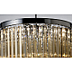 Подвесная люстра Delight Collection 1920s Odeon KR0387P-10B chrome/amber