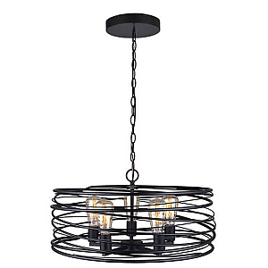 Подвесная люстра Toplight Carol TL1187H-05BK