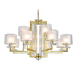 Подвесная люстра Newport 4408+4/C mat.gold М0071515
