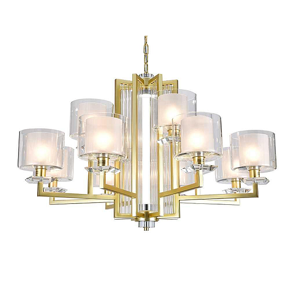 Подвесная люстра Newport 4408+4/C mat.gold М0071515