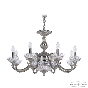 Подвесная люстра Bohemia Ivele Crystal Verona 72209P/8/210 Ni P Clear/M-1H