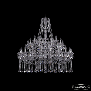 Подвесная люстра Bohemia Ivele Crystal 1413/20+10+5/400/2d Ni