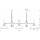 Подвесная люстра Kutek Lido LID-ZWL-3 (P) GR