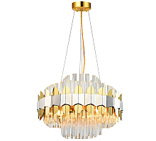 Подвесная люстра Natali Kovaltseva SKALA 81435/8C BRASS SILVER