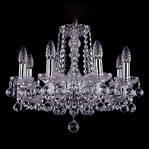 Подвесная люстра Bohemia Ivele Crystal 1402/8/160 Ni Balls