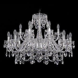 Подвесная люстра Bohemia Ivele Crystal 1411/12+6/300 Ni