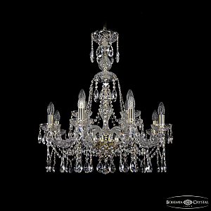 Подвесная люстра Bohemia Ivele Crystal 1413/8+4/220/XL-73 G