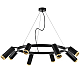 Подвесная люстра Lightstar Rullo (571018+214437-4+214487-4+203440-8) LR01837487440