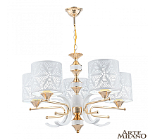Подвесная люстра Arte Milano Florentia-2097 302097/5 Wh/Gd