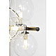 Подвесная люстра Lumina Deco LDP 7033-7 BK+CL