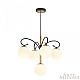 Подвесная люстра Arte Milano Neapol73808 273808/4+1 BK/GD