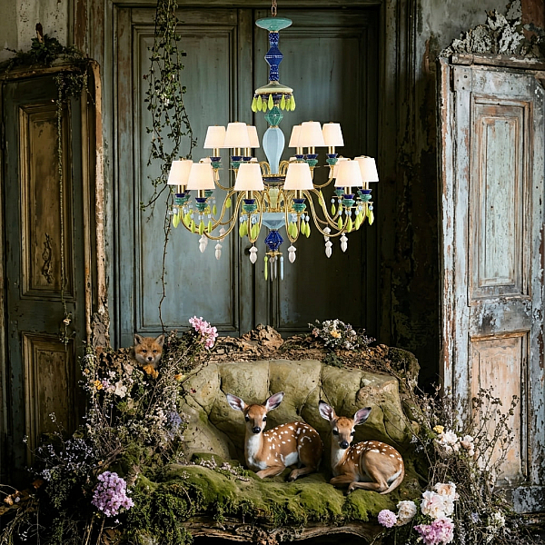Подвесная люстра Loft IT Grace 10203/8 Green