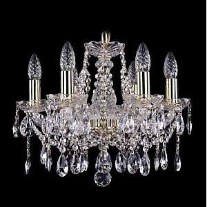 Подвесная люстра Bohemia Ivele Crystal 1413/6/141 G