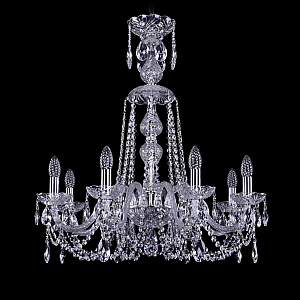 Подвесная люстра Bohemia Ivele Crystal 1402/8/240/XL-73 Ni