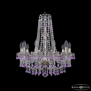 Подвесная люстра Bohemia Ivele Crystal 1410/10/195/h-60 G V7010