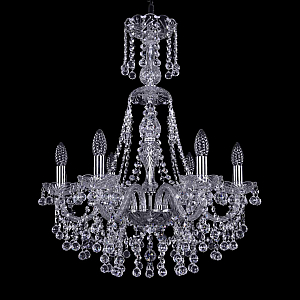 Подвесная люстра Bohemia Ivele Crystal 1409/6/195/XL-68 Ni