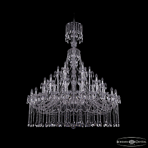 Подвесная люстра Bohemia Ivele Crystal 1413/24+12+6/530/XL-176 Ni