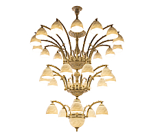 Подвесная люстра Bohemia Ivele Crystal Verona 72111P/5+10+15/420 GW P1 D Angel