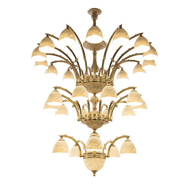 Подвесная люстра Bohemia Ivele Crystal Verona 72111P/5+10+15/420 GW P1 D Angel