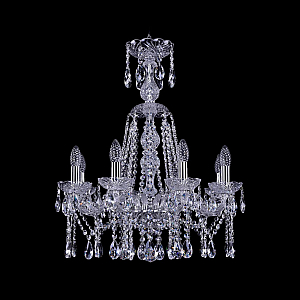 Подвесная люстра Bohemia Ivele Crystal 1413/8/200/XL-66 Ni