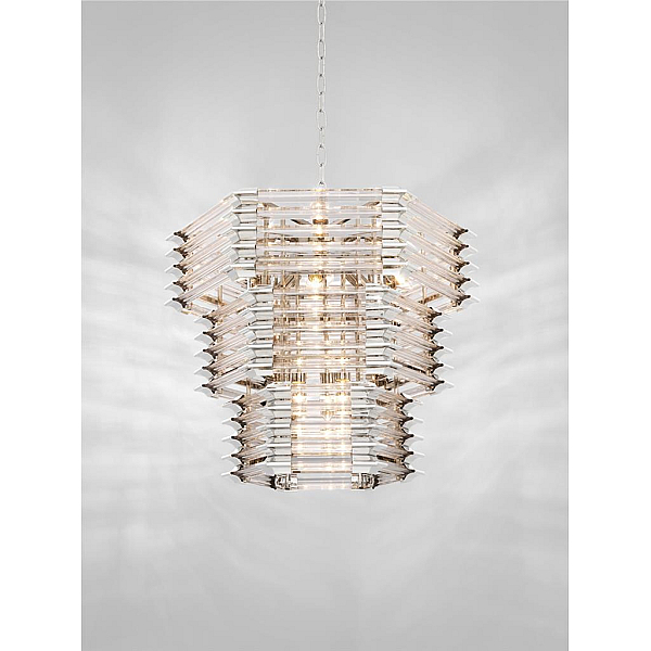 Подвесная люстра Delight Collection Wren KG0970P-12 nickel