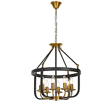 Подвесная люстра Lumina Deco Berling LDP 8024-8 BK+MD