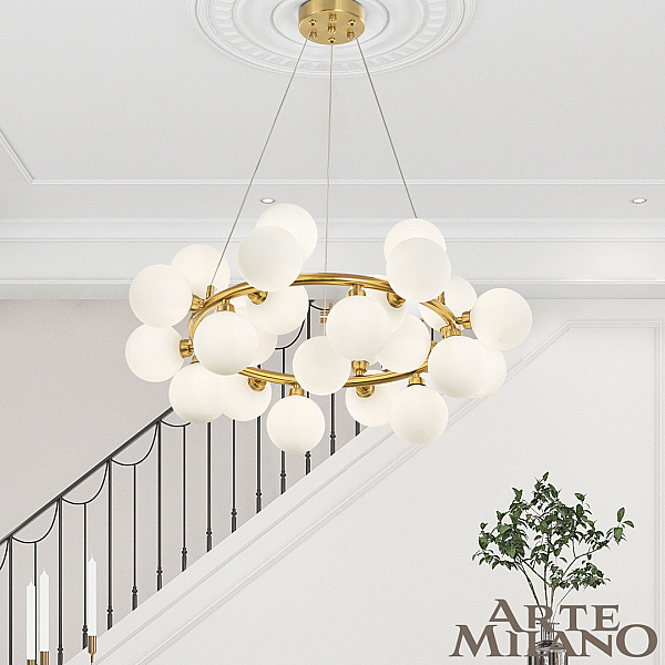 Подвесная люстра Arte Milano BA.55398.D700.G9.25 G