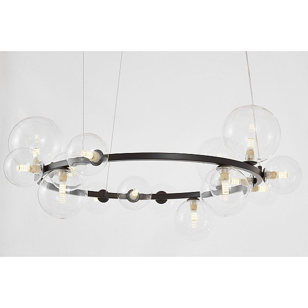 Подвесная люстра Lumina Deco LDP 7033-15 BK+CL