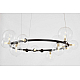 Подвесная люстра Lumina Deco LDP 7033-15 BK+CL