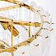 Подвесная люстра Delight Collection Riveria KG1111P-13 brass